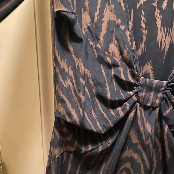 Parker animal print mini dress, 100%silk, excellent Condition, small size - Picture 9 of 16